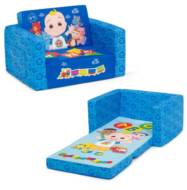 delta children's cozee flip out sofa Delta Children CoComelon Cozee Flip-Out Chair