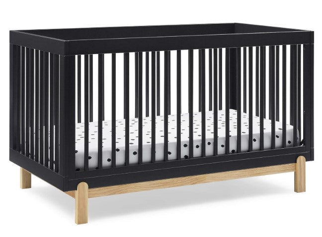 Delta Children Poppy 4-in-1 Convertible Crib, Midnight Grey/Natural