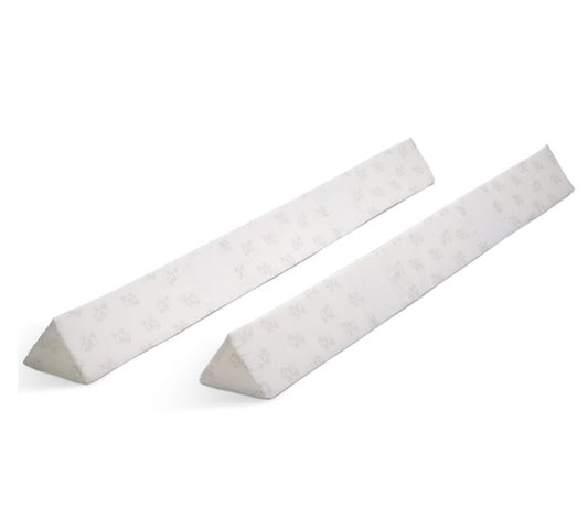 Serta Perfect Sleeper Extra Long Foam Bedrail - Guardrail for Toddlers & Kids with Water-Resistant, Non-Slip & Machine Washable Cover - 2pk, White